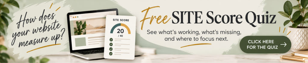 S.I.T.E. Score Quiz Banner